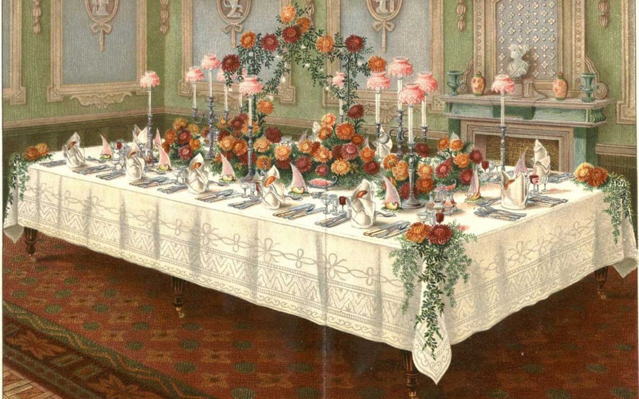table de fêtes