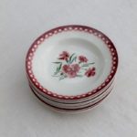 6 Assiettes creuses Sarreguemines et Digoin - Mignardise