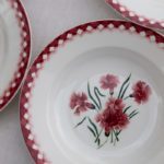6 Assiettes creuses Sarreguemines et Digoin - Mignardise – Image 2