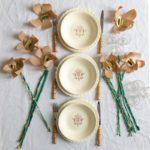 6 assiettes creuses Armoiries – Image 2