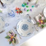 6 assiettes bleues Keller & Guérin – Image 2