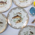 Assiettes Poissons du lac