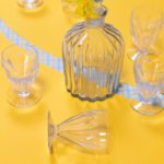 6 verres anciens, à vin ou liqueur, en cristal – Image 2