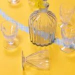 6 verres anciens, à vin ou liqueur, en cristal – Image 2