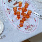 Verres à pied couleur orange – Image 4
