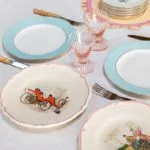 Table pour deux - Assiettes anciennes N2