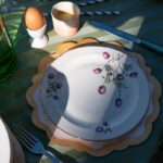 Assiettes creuses "trèfle des près" porcelaine de Limoges – Image 4