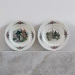 Huit assiettes Obernai de la faïencerie Sarreguemines – Image 3