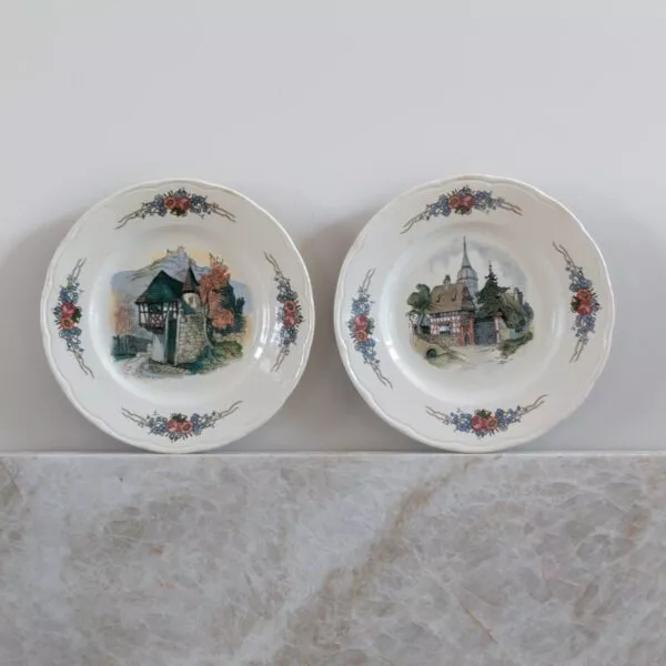 Petit plat Obernai décor Henri Loux – Image 4