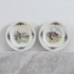 Huit assiettes Obernai de la faïencerie Sarreguemines – Image 4